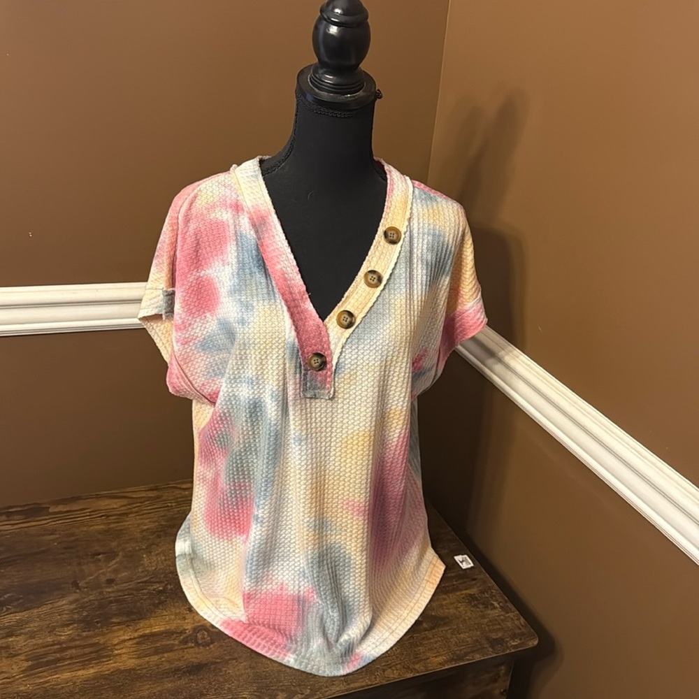 NWT La Miel waffleknit top
Size M